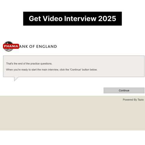 2025 Bank of England Situational Judgement Test and Video Interview Exact Questions and Answers