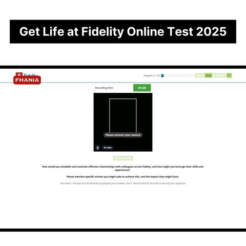 2025 Fidelity Online Assessment and Video Interview Tutorials