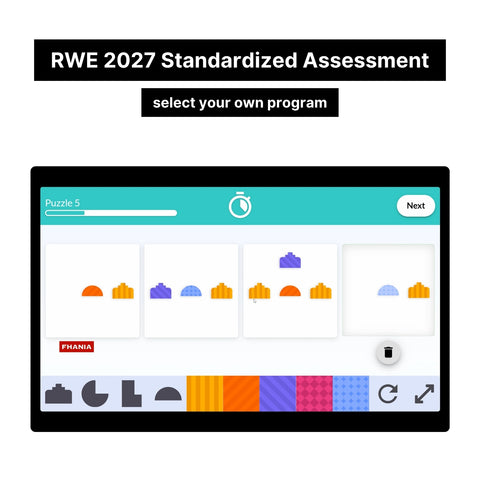 2027 RWE Standardised Assessment Online Analytics Test and Tutorials