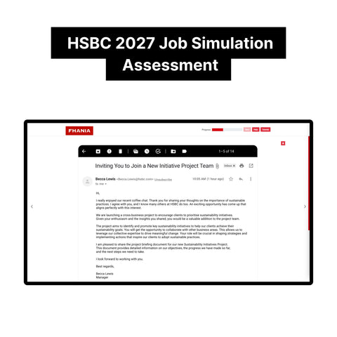 2027 HSBC Online Immersive Assessment and Job Simulation Tutorials