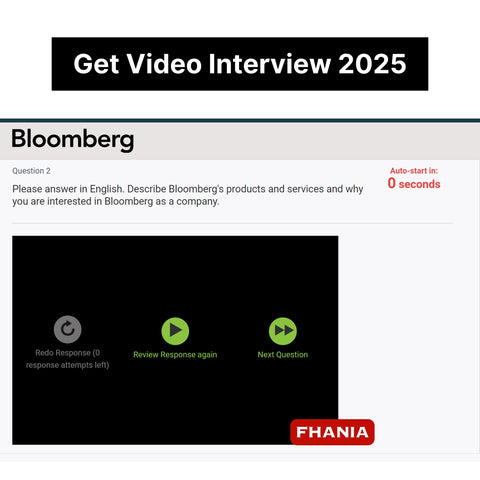 2025 Bloomberg Plum Online Assessment & Video Interview Tutorials