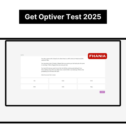 2025 Optiver Online Assessment Exact Questions & Answers