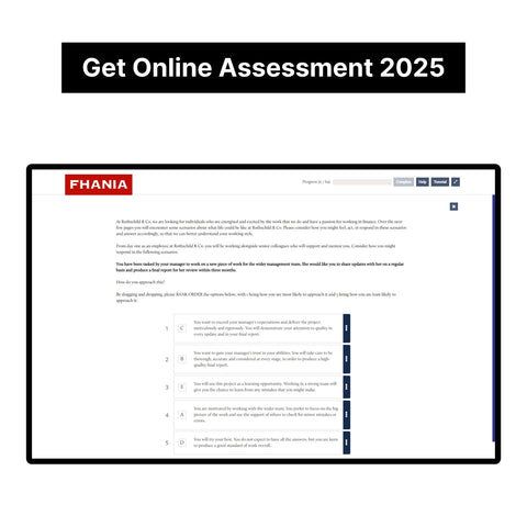 2025 Rothschild Blended Online Assessment Exact Questions and Answers