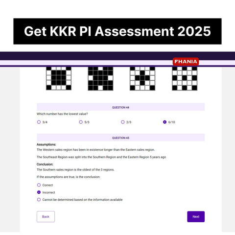 2025 KKR Predictive Cognitive Assessment Exact Questions & Answers