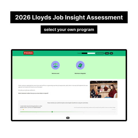 2026 Lloyds Bank Online Assessment & Job Insight Assessment Tutorials
