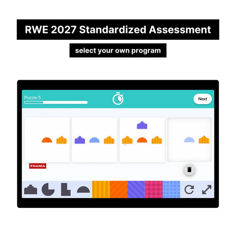 2027 RWE Standardised Assessment Online Analytics Test and Tutorials