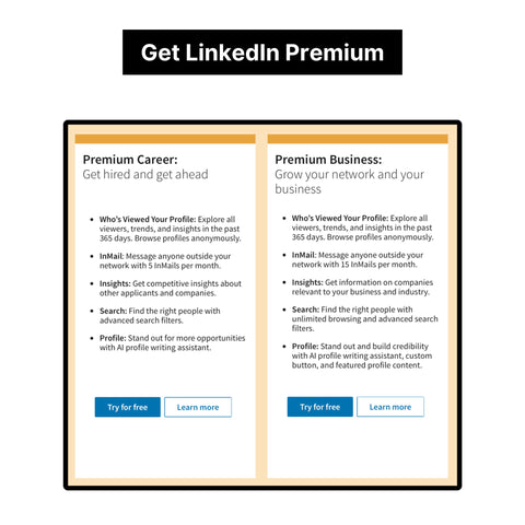 LinkedIn Premium Gift Card for 12 Months