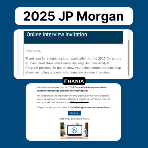 2023 JP Morgan HireVue 視頻面試教程 - 暑期和全職分析師