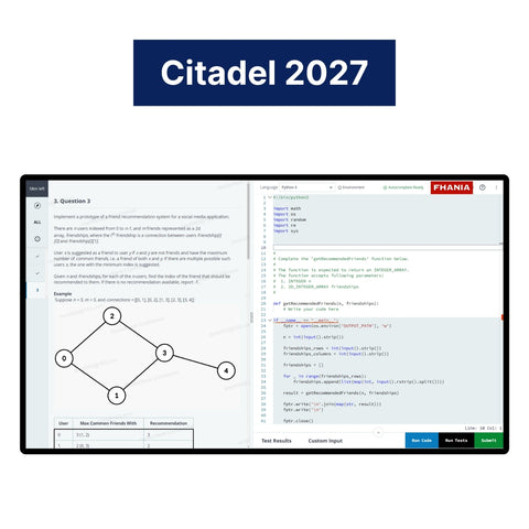 2027 Citadel Online Assessment and Coding Challenge Tutorials