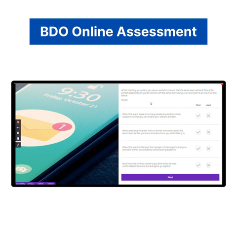 2025 BDO Interactive Assessment Online Assessment Exact Questions and Answers