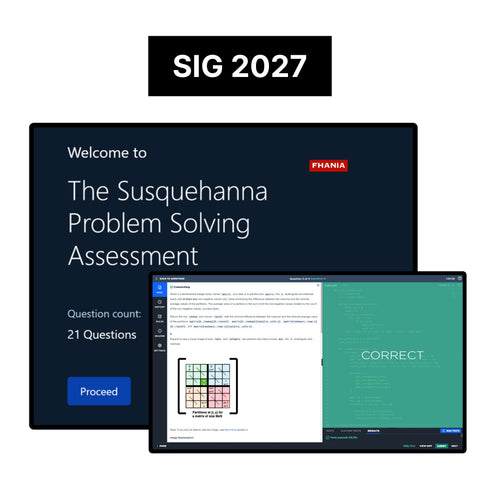 2027 SIG Susquehanna Online Problem Solving | Coding Assessment Tutorials