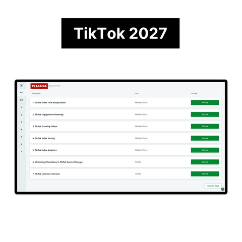 2027 TikTok Online Hackerrank Coding Assessment Tutorials
