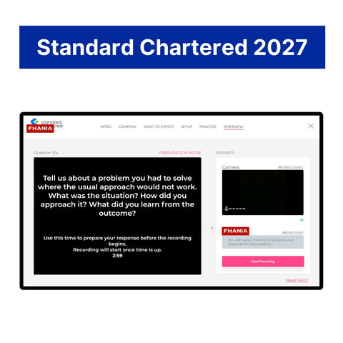 2027 Standard Chartered Pymetrics Online Assessment & Video Interview Tutorials