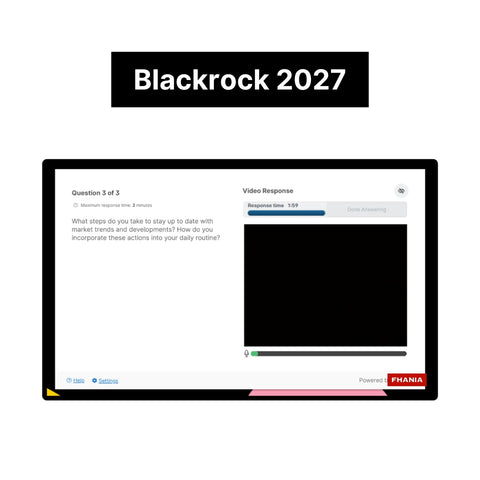 2027 BlackRock Pre-interview Assessment - Virtual Cover Letter | Coding Technical Challenge Answers