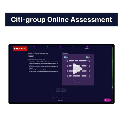 2025 Citigroup Online Assessment Tutorials