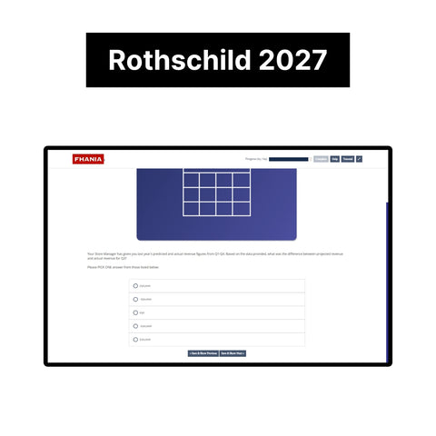 2027 Rothschild Blended Online Assessment Exact Questions and Answers