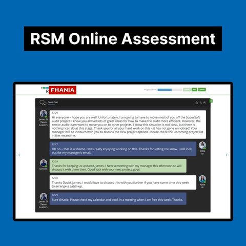 2025 RSM Online Situational Assessment and Job Simulation Assessment Tutorials