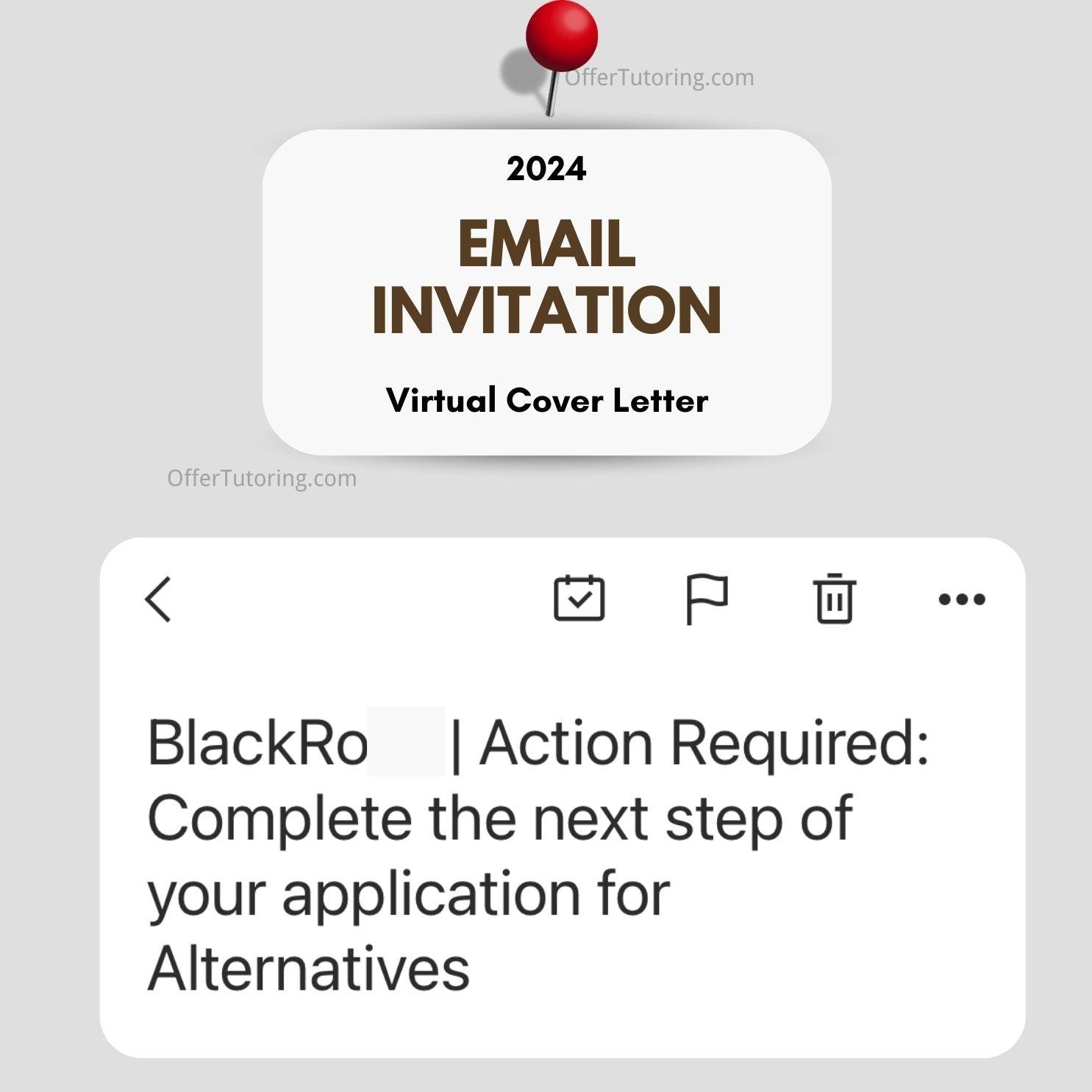 2024 BlackRock Virtual Cover Letter Virtual Coding Challenge Video