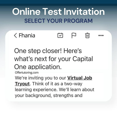 2024 Capital One Online Test | Video Interview Tutorials - Offer