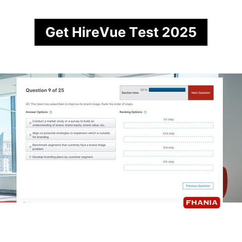 2025 Bain Online Sova & HireVue Test Answers - Offer