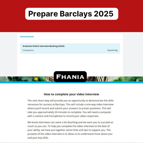 2025 Barclays Experience Platform Online Assessment & Video Interview Answers - Offer