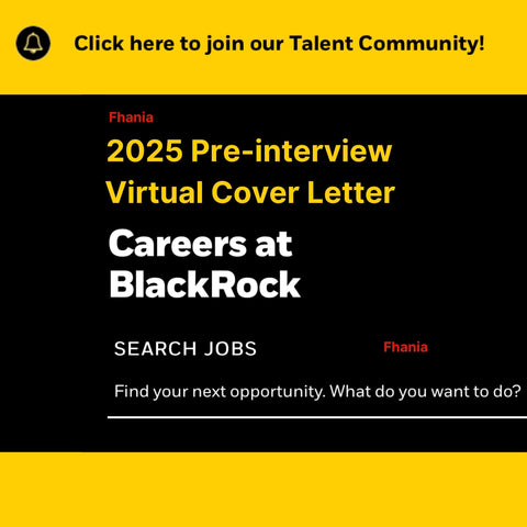 2025 BlackRock Pre-interview Assessment - Virtual Cover Letter | Coding Technical Challenge Answers - Offer