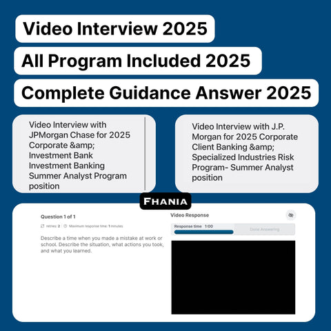 2025 JP Morgan Video Interview & Coding Challenge Answer - Offer