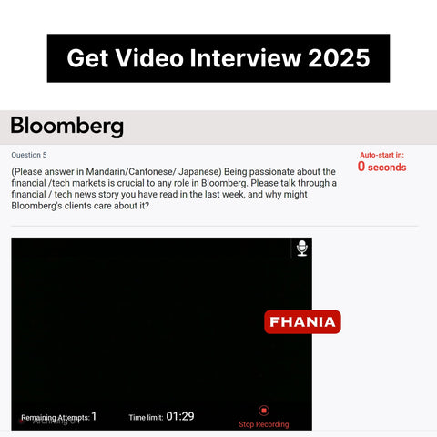 2025 Bloomberg Plum Online Assessment & Video Interview Tutorials