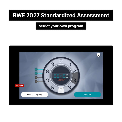2027 RWE Standardised Assessment Online Analytics Test and Tutorials