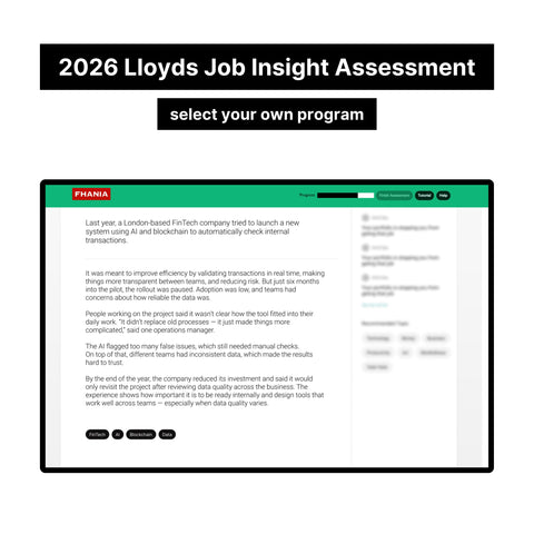 2026 Lloyds Bank Online Assessment & Job Insight Assessment Tutorials