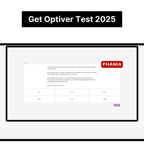 2025 Optiver Online Assessment Exact Questions & Answers