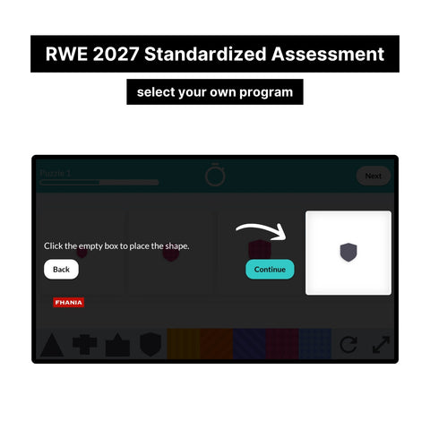 2027 RWE Standardised Assessment Online Analytics Test and Tutorials