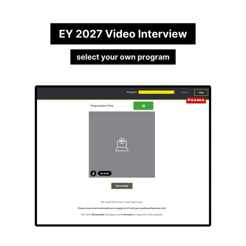 2027 EY Online Assessment and Video Interview Tutorials