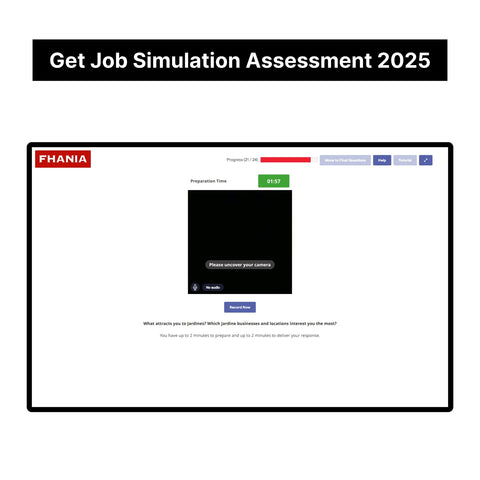 2025 Jardine JETs Online Immersive Assessment and Job Simulation Assessment Tutorials