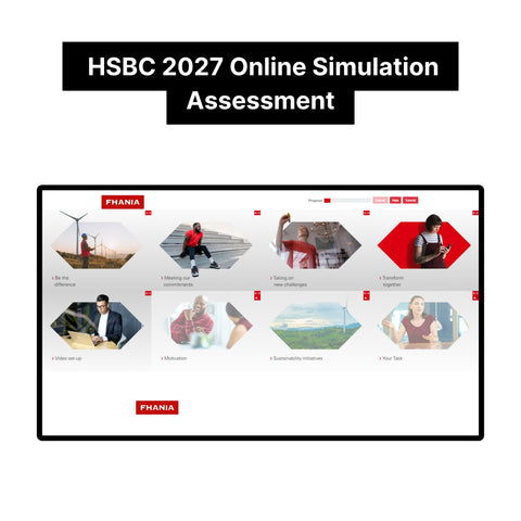 2027 HSBC Online Immersive Assessment and Job Simulation Tutorials