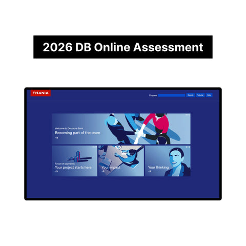 2026 Deutsche Bank Online Assessment Job Simulation Assessment Tutorials