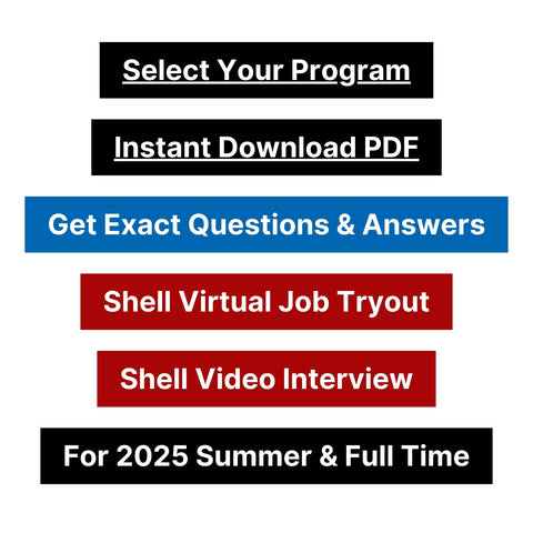 2025 Shell Virtual Job Tryout and On-demand Interview Tutorials