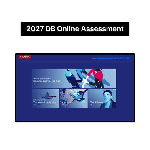 2027 Deutsche Bank Online Assessment Job Simulation Assessment Tutorials