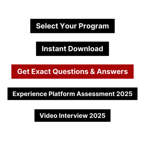 2025 Barclays Experience Platform Online Assessment & Video Interview Answers