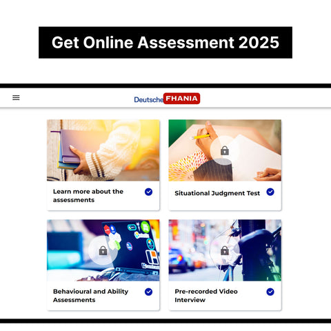 2025 Deutsche Bank Online Assessment (Situational Judgement Test) and Video Interview Tutorials