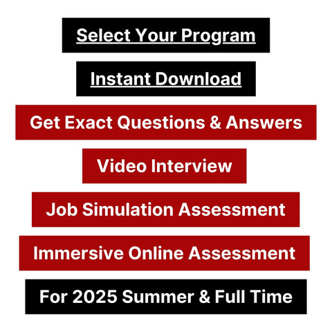 2025 Deloitte Immersive Online Assessment, Job Simulation and Video Interview Tutorials