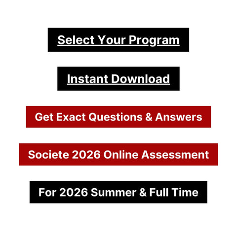 2026 Societe Generale Online Test & Video Interview Questions and Answers