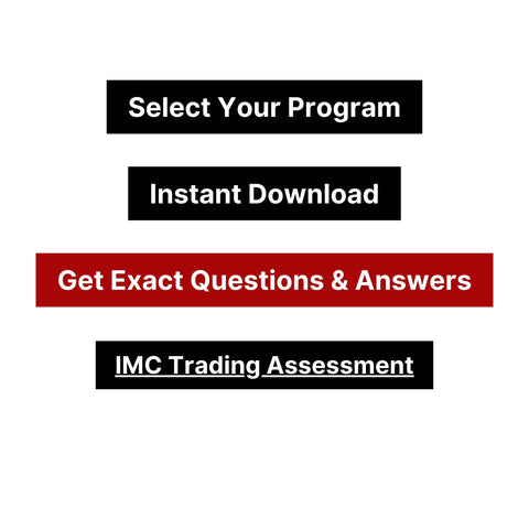 2025 IMC Trading Assessment Exact Questions and Answers