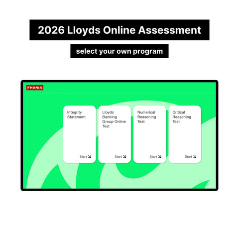 2026 Lloyds Bank Online Assessment & Job Insight Assessment Tutorials