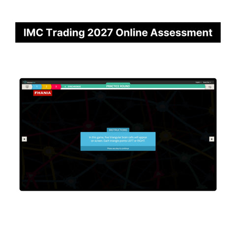 2027 IMC Trading Assessment BrainsFirst Games NeurOlympics Exact Questions and Answers
