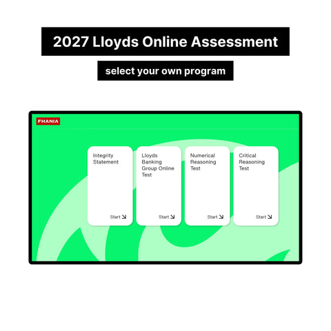2027 Lloyds Bank Online Assessment & Job Insight Assessment Tutorials
