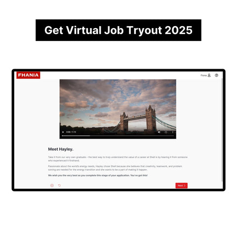 2025 Shell Virtual Job Tryout and On-demand Interview Tutorials