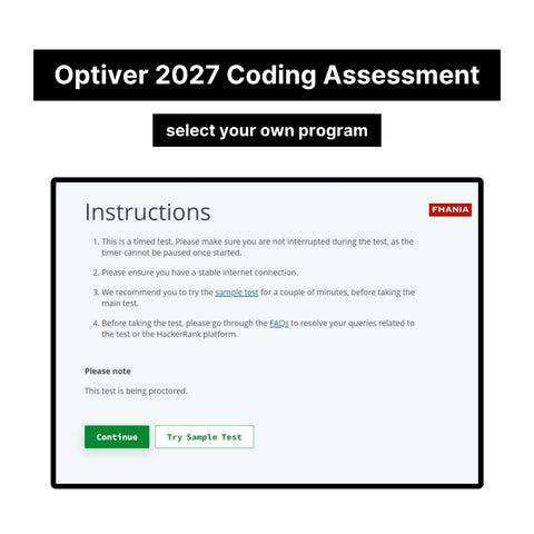 2027 Optiver Online Assessment Exact Questions & Answers
