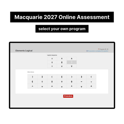 2027 Macquarie Online Psychometric Assessment Tutorials