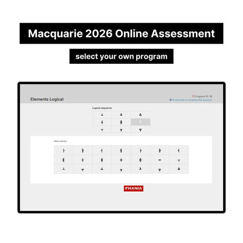2026 Macquarie Online Psychometric Assessment Tutorials